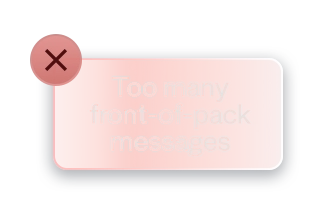 Too many front-of-pack messages